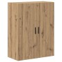 Aparador alto Madera envejecida 69,5 x 34 x 180 cm en Aparadores | Comprar online en Foro24