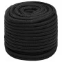 Tiefschwarzes Polypropylen-Bootsseil 18 mm 100 m von , Seile und Metallschnüre - Ref: Foro24-152525, Preis: 103,54 €, Rabatt: %