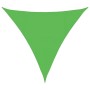 Toldo de vela HDPE verde claro 160 g/m² 4,5x4,5x4,5 m