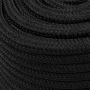 Tiefschwarzes Polypropylen-Bootsseil 18 mm 100 m von , Seile und Metallschnüre - Ref: Foro24-152525, Preis: 103,54 €, Rabatt: %