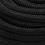 Intense black polypropylene boat rope 20 mm 50 m by , Ropes and metal cords - Ref: Foro24-152527, Price: 74,17 €, Discount: %