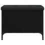 Schwarze Aufbewahrungsbank aus Holzwerkstoff, 62 x 42 x 45 cm von , Bänke für Hallen und Lager - Ref: Foro24-835137, Preis: 6...