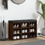 Shoe bench engineered wood oak brown 82x32x50 cm by , Benches for halls and storage - Ref: Foro24-835109, Price: 76,79 €, Dis...