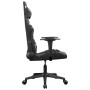 Silla gaming de masaje cuero sintético negro y camuflaje en Sillas gaming | Comprar online en Foro24