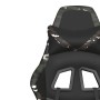 Silla gaming de masaje cuero sintético negro y camuflaje en Sillas gaming | Comprar online en Foro24