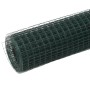 Grüner PVC-beschichteter Hühnerstalldraht aus Stahl, 25 x 0,5 m von vidaXL, Zaunpaneele - Ref: Foro24-143632, Preis: 36,24 €,...