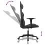 Silla gaming de masaje cuero sintético negro y gris en Sillas gaming | Comprar online en Foro24