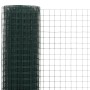 Grüner PVC-beschichteter Hühnerstalldraht aus Stahl, 25 x 0,5 m von vidaXL, Zaunpaneele - Ref: Foro24-143632, Preis: 36,24 €,...