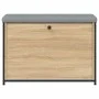 Shoe bench with folding drawer Sonoma oak 82x32x56 cm by , Benches for halls and storage - Ref: Foro24-835123, Price: 80,82 €...