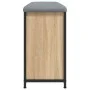 Shoe bench with folding drawer Sonoma oak 82x32x56 cm by , Benches for halls and storage - Ref: Foro24-835123, Price: 80,82 €...
