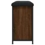 Shoe bench with folding drawer brown oak 62x32x56 cm by , Benches for halls and storage - Ref: Foro24-835121, Price: 67,76 €,...