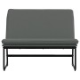 Banco de tela gris oscuro 100x75x76 cm en Bancos | Comprar online en Foro24