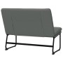 Banco de tela gris oscuro 100x75x76 cm en Bancos | Comprar online en Foro24