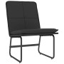 Sillón de cuero sintético negro 54x75x76 cm en Sillones | Comprar online en Foro24