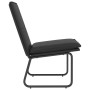 Sillón de cuero sintético negro 54x75x76 cm en Sillones | Comprar online en Foro24
