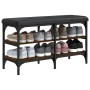 Schuhbank aus Holzwerkstoff Eiche braun 82x32x47 cm von , Bänke für Hallen und Lager - Ref: Foro24-835161, Preis: 58,30 €, Ra...
