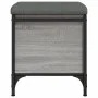 Sonoma gray engineered wood storage bench 42x42x45 cm by , Benches for halls and storage - Ref: Foro24-835135, Price: 50,59 €...