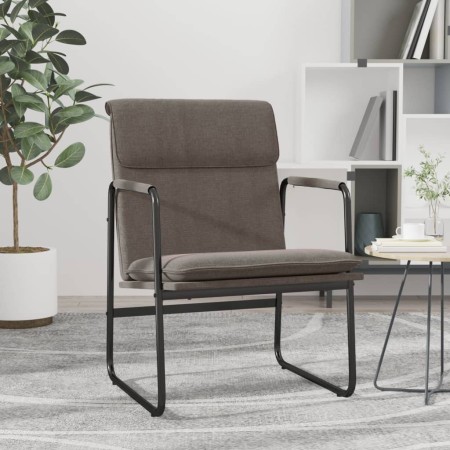 Sillón de relax tela gris taupé 55x64x80 cm en Sillones | Comprar online en Foro24