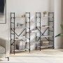 Regal aus technischem Holz in Sonoma-Grau, 160 x 28,5 x 136,5 cm von , Bücherregale und Regale - Ref: Foro24-838876, Preis: 1...