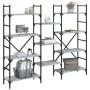 Sonoma gray engineered wood shelving 160x28.5x136.5 cm by , Bookcases and shelves - Ref: Foro24-838876, Price: 100,55 €, Disc...