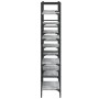Regal aus technischem Holz in Sonoma-Grau, 160 x 28,5 x 136,5 cm von , Bücherregale und Regale - Ref: Foro24-838876, Preis: 1...