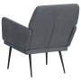 Sillón de terciopelo gris oscuro 62x79x79 cm en Sillones | Comprar online en Foro24
