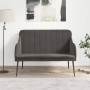 Banco de terciopelo gris oscuro 110x76x80 cm en Bancos | Comprar online en Foro24