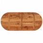Oval table top solid acacia wood 110x50x3.8 cm by , Table tops - Ref: Foro24-370097, Price: 83,74 €, Discount: %
