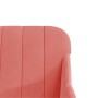 Banco de terciopelo rosa 110x76x80 cm en Bancos | Comprar online en Foro24