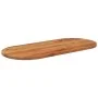 Oval table top solid acacia wood 90x40x2.5 cm by , Table tops - Ref: Foro24-370083, Price: 43,61 €, Discount: %