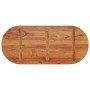 Tablero de mesa ovalado madera maciza de acacia 90x40x2,5 cm de , Tableros para mesas - Ref: Foro24-370083, Precio: 57,44 €, ...
