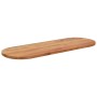 Ovale Tischplatte aus massivem Akazienholz 110x40x3,8 cm von , Tischplatten - Ref: Foro24-370095, Preis: 65,64 €, Rabatt: %