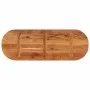 Oval table top solid acacia wood 110x40x3.8 cm by , Table tops - Ref: Foro24-370095, Price: 65,07 €, Discount: %