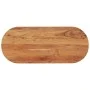 Tablero de mesa ovalado madera maciza de acacia 120x50x2,5 cm de , Tableros para mesas - Ref: Foro24-370088, Precio: 66,38 €,...
