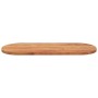 Ovale Tischplatte aus massivem Akazienholz 120x50x2,5 cm von , Tischplatten - Ref: Foro24-370088, Preis: 83,53 €, Rabatt: %