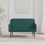 Banco de tela verde oscuro 110x76x80 cm en Bancos | Comprar online en Foro24