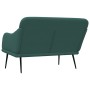 Banco de tela verde oscuro 110x76x80 cm en Bancos | Comprar online en Foro24