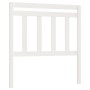 Solid white pine wood bed headboard 106x4x100 cm by , Headboards and footboards - Ref: Foro24-814080, Price: 69,61 €, Discoun...