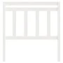 Bettkopfteil aus massivem weißem Kiefernholz, 106 x 4 x 100 cm von , Kopf- und Fußteile - Ref: Foro24-814080, Preis: 67,06 €,...