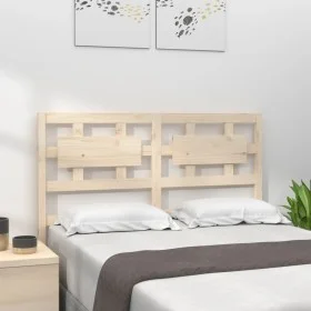 Bettkopfteil aus massivem Kiefernholz, 140,5 x 4 x 100 cm von , Kopf- und Fußteile - Ref: Foro24-818035, Preis: 54,39 €, Raba...