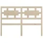 Solid pine wood bed headboard 140.5x4x100 cm by , Headboards and footboards - Ref: Foro24-818035, Price: 54,39 €, Discount: %