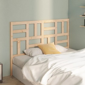 Cabecero de cama madera maciza de pino 141x4x104 cm