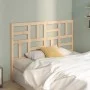 Cabecero de cama madera maciza de pino 141x4x104 cm de , Cabeceros y pies de cama - Ref: Foro24-818185, Precio: 49,68 €, Desc...