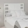 Kopfteil aus massivem weißem Kiefernholz, 81 x 4 x 100 cm von , Kopf- und Fußteile - Ref: Foro24-818746, Preis: 42,40 €, Raba...