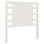 Kopfteil aus massivem weißem Kiefernholz, 81 x 4 x 100 cm von , Kopf- und Fußteile - Ref: Foro24-818746, Preis: 42,98 €, Raba...