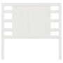 Kopfteil aus massivem weißem Kiefernholz, 81 x 4 x 100 cm von , Kopf- und Fußteile - Ref: Foro24-818746, Preis: 42,98 €, Raba...