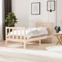 Kleines Einzelbettgestell aus Massivholz 75x190 cm von , Betten und Lattenroste - Ref: Foro24-3100679, Preis: 86,89 €, Rabatt: %