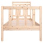 Kleines Einzelbettgestell aus Massivholz 75x190 cm von , Betten und Lattenroste - Ref: Foro24-3100679, Preis: 89,27 €, Rabatt: %