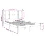 Solid wood double bed frame 135x190 cm by , Beds and slatted bases - Ref: Foro24-3105575, Price: 135,27 €, Discount: %
