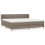 Boxspringbett mit taupegrauer Stoffmatratze 200x200 cm von , Betten und Lattenroste - Ref: Foro24-3126833, Preis: 636,15 €, R...